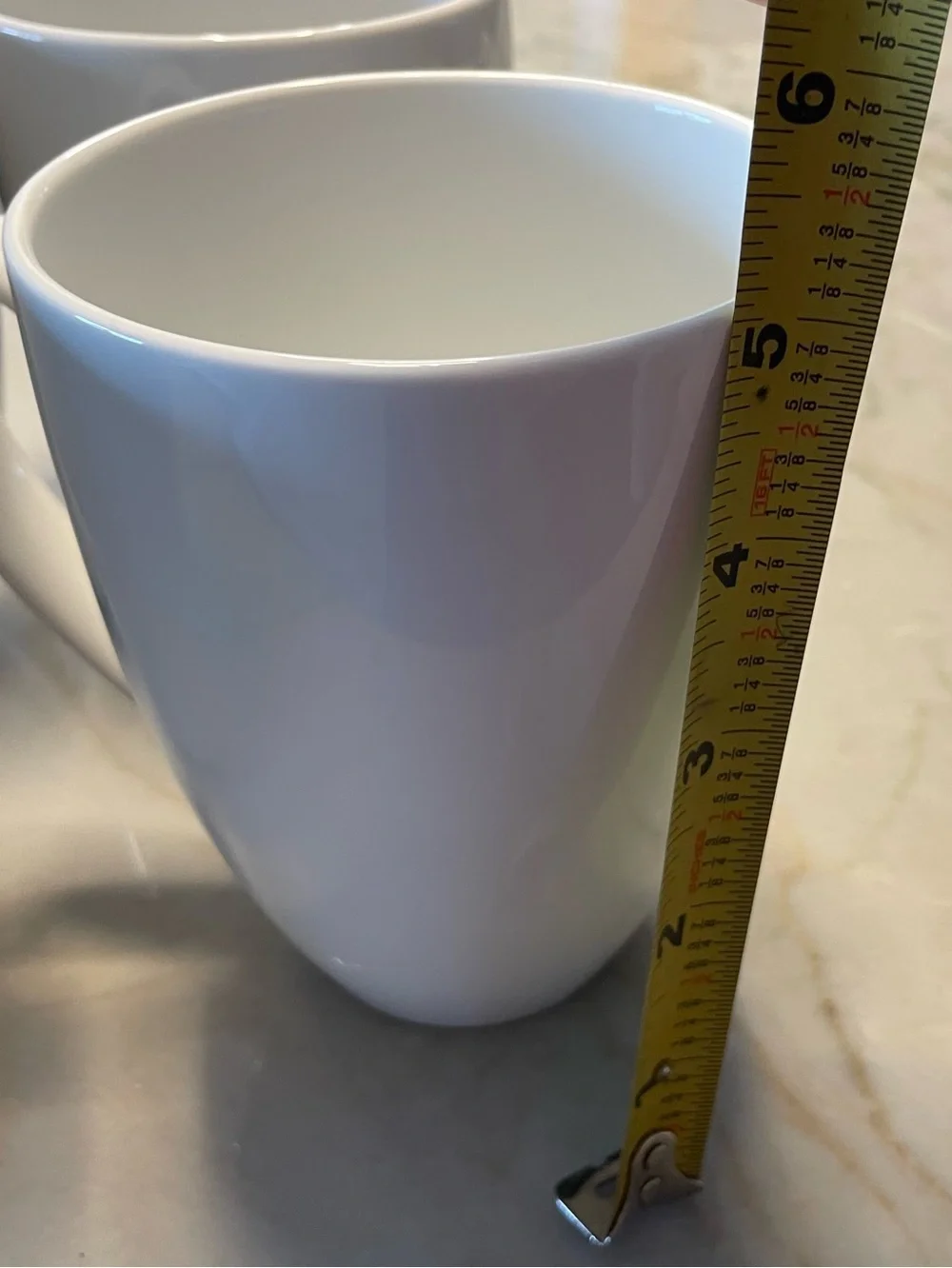 Crate & Barrels set of 4 oversized coffee cups